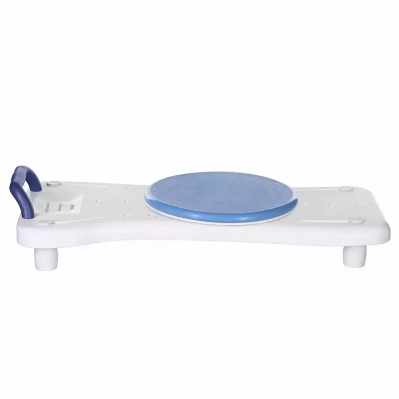 Vonios suolas ActionMed LW400AM 2-in-1 su sukamu perdavimo disku, baltas, atsparus drėgmei, ergonomiška sėdynė, pakabinimo anga