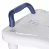 Vonios suolas ActionMed LW400AM 2-in-1 su sukamu perdavimo disku, baltas, atsparus drėgmei, ergonomiška sėdynė, pakabinimo anga