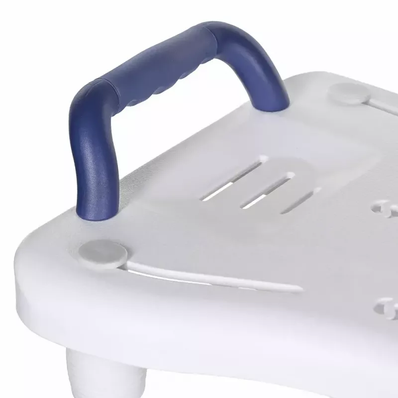 Vonios suolas ActionMed LW400AM 2-in-1 su sukamu perdavimo disku, baltas, atsparus drėgmei, ergonomiška sėdynė, pakabinimo anga