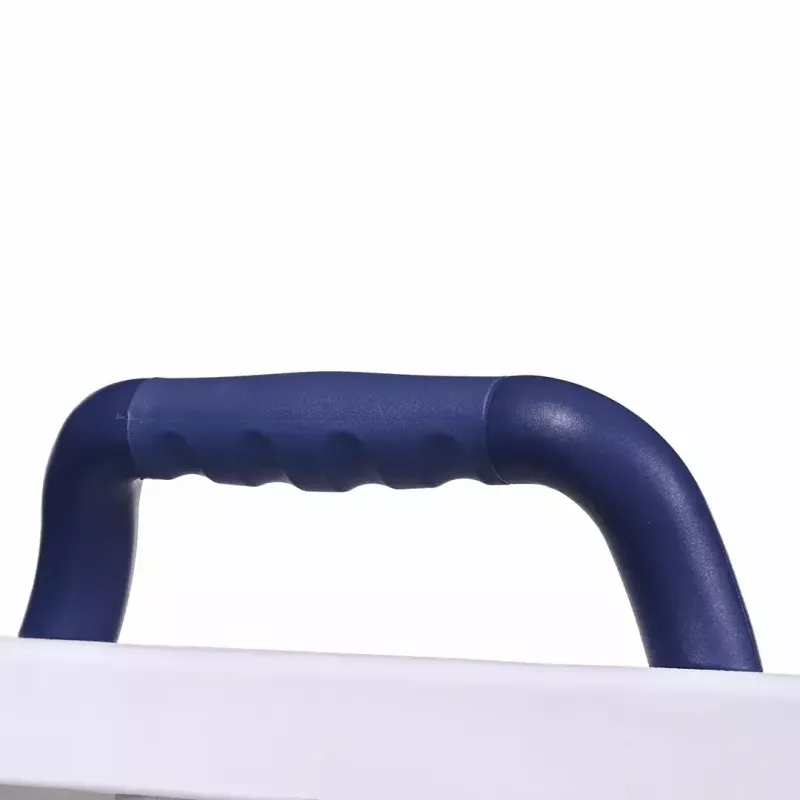 Vonios suolas ActionMed LW400AM 2-in-1 su sukamu perdavimo disku, baltas, atsparus drėgmei, ergonomiška sėdynė, pakabinimo anga
