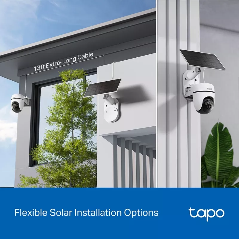 TP-Link Tapo C610 KIT saulės energija varoma PTZ apsaugos kamera