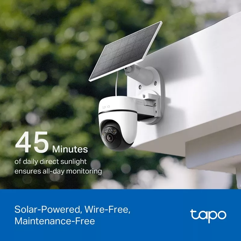 TP-Link Tapo C610 KIT saulės energija varoma PTZ apsaugos kamera