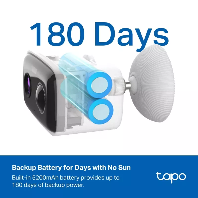 TP-Link Tapo C400 KIT Belaidė IP lauko stebėjimo kamera 1920 x 1080 pikselių