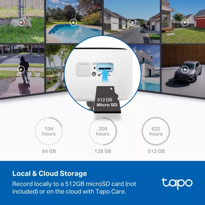 TP-Link Tapo C400 KIT Belaidė IP lauko stebėjimo kamera 1920 x 1080 pikselių