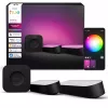 Philips Hue Play šviesos juostų pradinis rinkinys — 2 Play šviesos juostos + Hue Bridge Pro, Bluetooth, juoda, C tipo kištukas