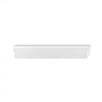 Philips Surimu Rectangle Panel protingas lubinis šviestuvas, Bluetooth/Zigbee, 1200×300×48 mm, 220–240 V, baltas