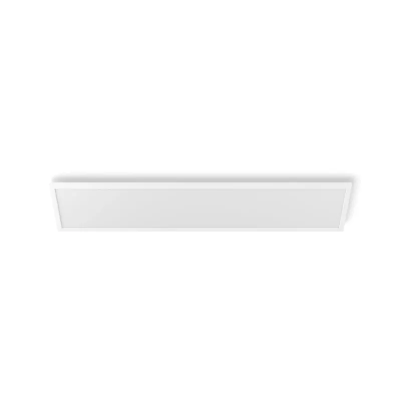 Philips Surimu Rectangle Panel protingas lubinis šviestuvas, Bluetooth/Zigbee, 1200×300×48 mm, 220–240 V, baltas