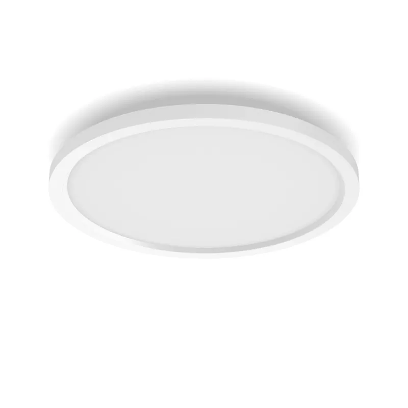 Philips Surimu Round Panel, protingas lubinis šviestuvas, Bluetooth/Zigbee, Baltas, Aliuminis, Įvairių spalvų, 2000 K