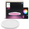 Philips Surimu Round Panel, protingas lubinis šviestuvas, Bluetooth/Zigbee, Baltas, Aliuminis, Įvairių spalvų, 2000 K
