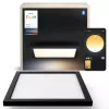 Philips Aurelle Square Panel, protingas lubinis šviestuvas, Bluetooth/Zigbee, juodas, LED, aliuminis, kintama