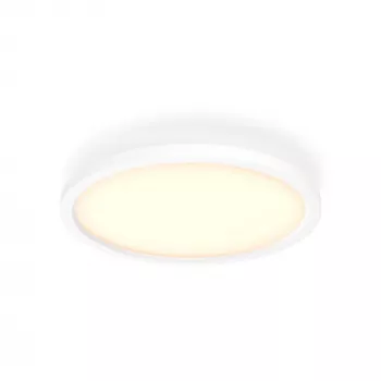 Philips Aurelle Hue apvalus lubinis šviestuvas, išmanus, Bluetooth/Zigbee, baltas, LED, aliuminis, reguliuojamas