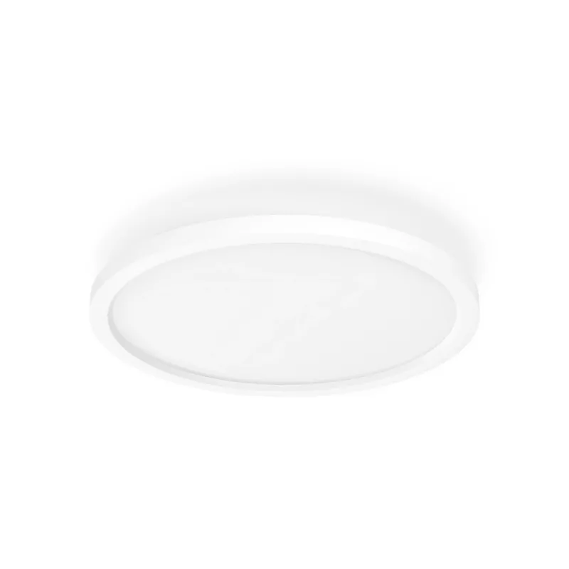 Philips Aurelle Hue apvalus lubinis šviestuvas, išmanus, Bluetooth/Zigbee, baltas, LED, aliuminis, reguliuojamas