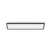 Signify Philips Aurelle stačiakampis lubinis LED skydelis — Bluetooth/Zigbee, 1200×300×48 mm, juodas