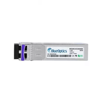 Skaidulinės optikos cSFP siųstuvas-imtuvas BlueOptics GLC-2BX-D-40KM-BO 1250 Mbit/s, sidabrinis, MTBF 3 000 000 h