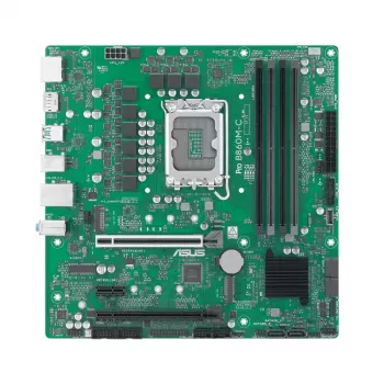 Motininė plokštė ASUS PRO B860M-C-CSM — Intel B860, LGA 1851 (Socket V1), Micro ATX, 4× DIMM DDR5, 256 GB maks.
