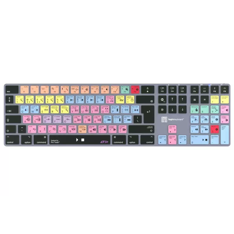 Logickeyboard Avid Pro Tools Titan UK Mac klaviatūra LKB-PT-TM-UK