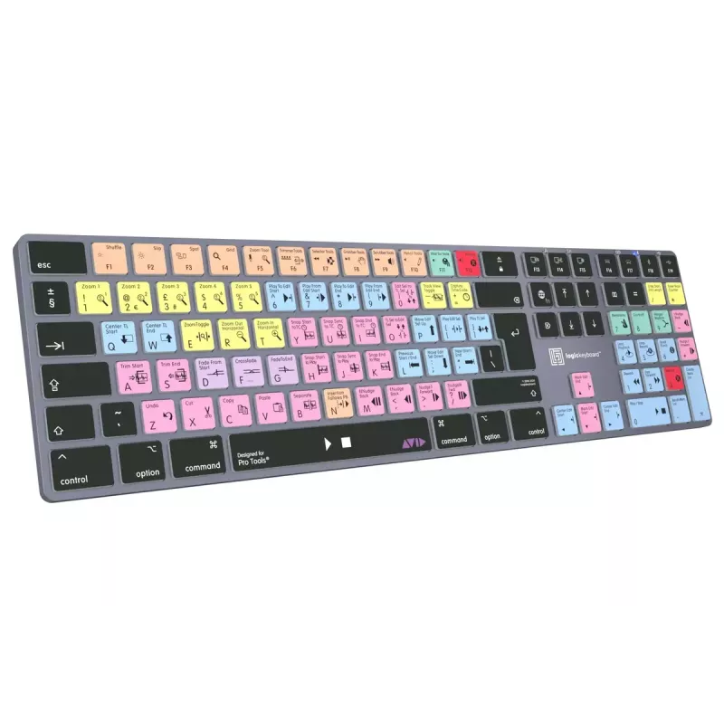 Logickeyboard Avid Pro Tools Titan UK Mac klaviatūra LKB-PT-TM-UK
