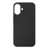 Cellularline Sensation - iPhone 16 minkšto prisilietimo silikoninis dėklas, Juodas