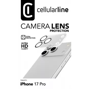 Cellularline fotoaparato objektyvo apsauga, iPhone 17 Pro