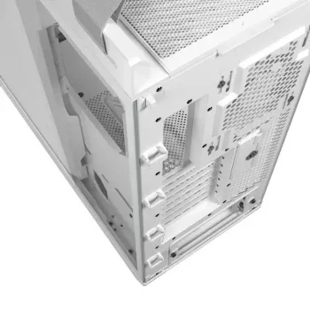 ASUS ROG Strix Helios II Midi Tower baltas – korpusas EATX/ATX/Micro-ATX/Mini-ITX, 3×140mm priekyje + 1×140mm gale, 2×3,5 colio + 4×2,5 colio vietos, grūdintas stiklas
