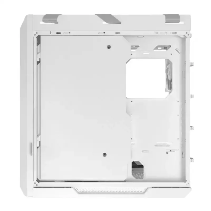 ASUS ROG Strix Helios II Midi Tower baltas – korpusas EATX/ATX/Micro-ATX/Mini-ITX, 3×140mm priekyje + 1×140mm gale, 2×3,5 colio + 4×2,5 colio vietos, grūdintas stiklas