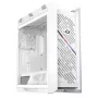 ASUS ROG Strix Helios II Midi Tower baltas – korpusas EATX/ATX/Micro-ATX/Mini-ITX, 3×140mm priekyje + 1×140mm gale, 2×3,5 colio + 4×2,5 colio vietos, grūdintas stiklas