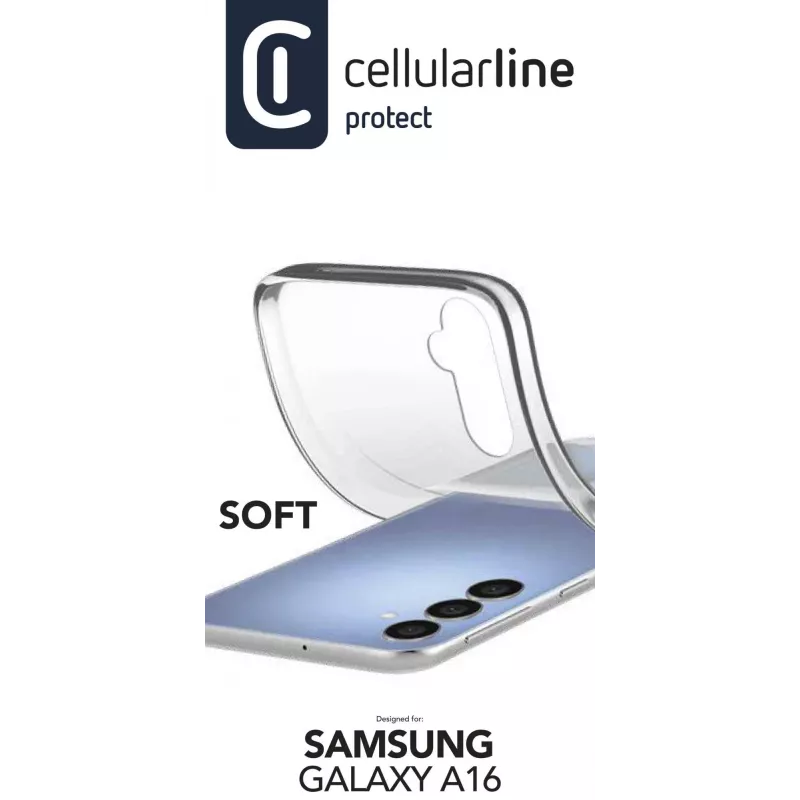 Cellularline Soft - permatomas minkštas guminis dėklas Samsung Galaxy A16, 17 cm (6,7 inch)