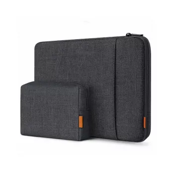 Dėklas Inateck LB01006 15 colių (38,1 cm) nešiojamiesiems kompiuteriams, juoda/pilka