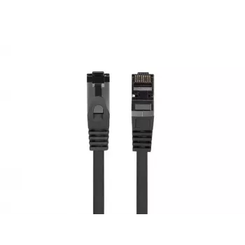 Tinklo jungiamasis kabelis LANBERG PCF8-10CU-0050-BK Cat8.1 S/FTP (S-STP) RJ-45 – RJ-45 0,5 m Juodas