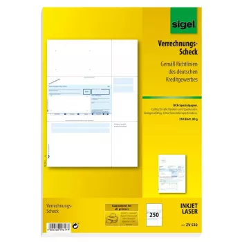 Verslo blankas Sigel ZV532 A4 balta 250 lapų