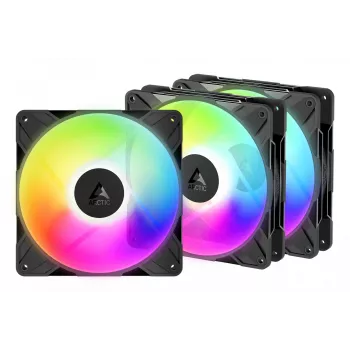 ARCTIC Freezer P14 Pro Reverse A-RGB - 3 vnt. - 140 mm A-RGB PWM ventiliatorius su kabelių dalikliu