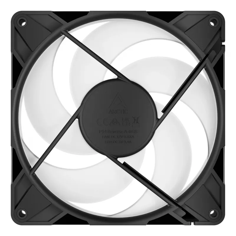 ARCTIC Freezer P14 Pro Reverse A-RGB - 3 vnt. - 140 mm A-RGB PWM ventiliatorius su kabelių dalikliu