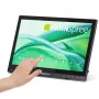HANNspree HT165HPB 15.6 colio (39,6 cm) Full HD IPS LCD liečiamasis monitorius 1920×1080, 15 ms, VESA, garsiakalbiai, juodas