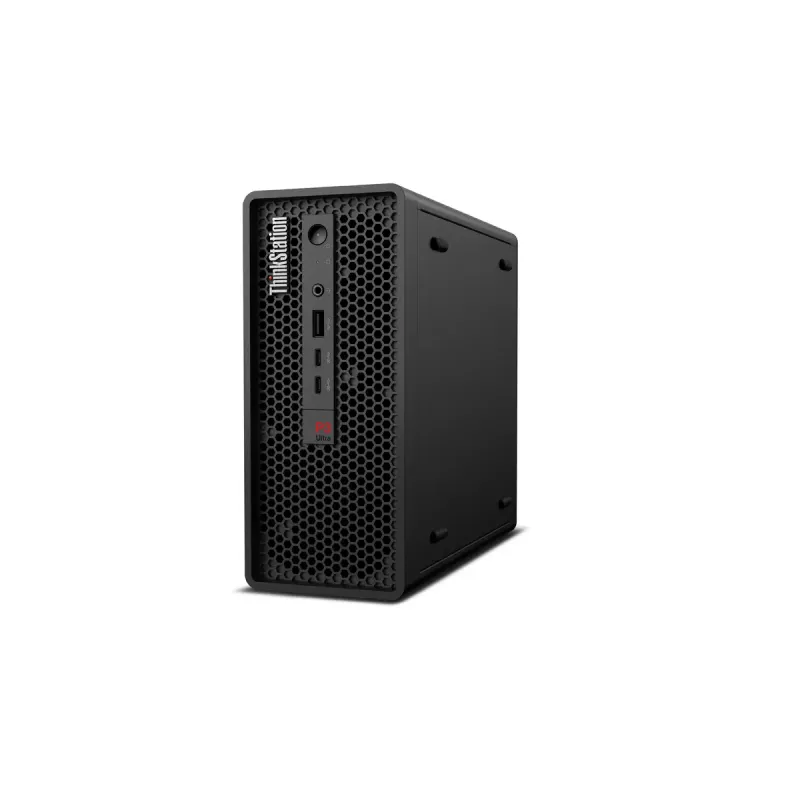 Darbo stotis Lenovo ThinkStation P3 Ultra SFF Gen 2 — Intel Core Ultra 5 225, 32 GB DDR5, 512 GB SSD, Windows 11 Pro, Mini bokštas, juoda