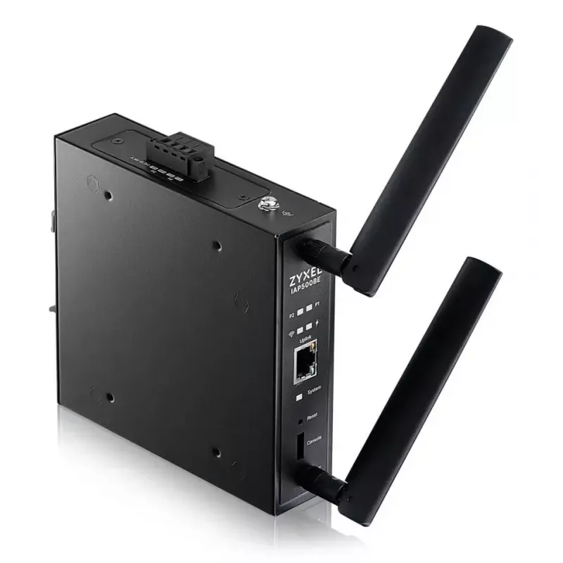 Belaidis prieigos taškas Zyxel IAP500BE – dviejų juostų 2,4/5 GHz, 5012 Mbit/s, PoE, 1×RJ-45, išorinės antenos, juodas