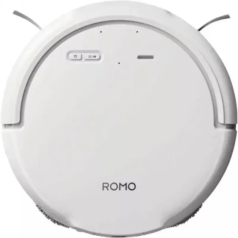 Robotinis dulkių siurblys ir šluostė DJI ROMO S (vandens talpyklos versija) – balta, 4,4 kg, 0,26 l dulkių, 4 l švaraus / 3,2 l nešvaraus vandens talpyklos, 5000 mAh