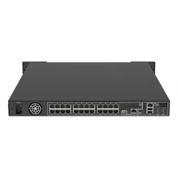 Tinklinis vaizdo registratorius AXIS S2224 Mk II 1U juodas — 24 kanalai, iki 7680×4320, 6 TB HDD, 256 GB SSD, RAID 0/1/10