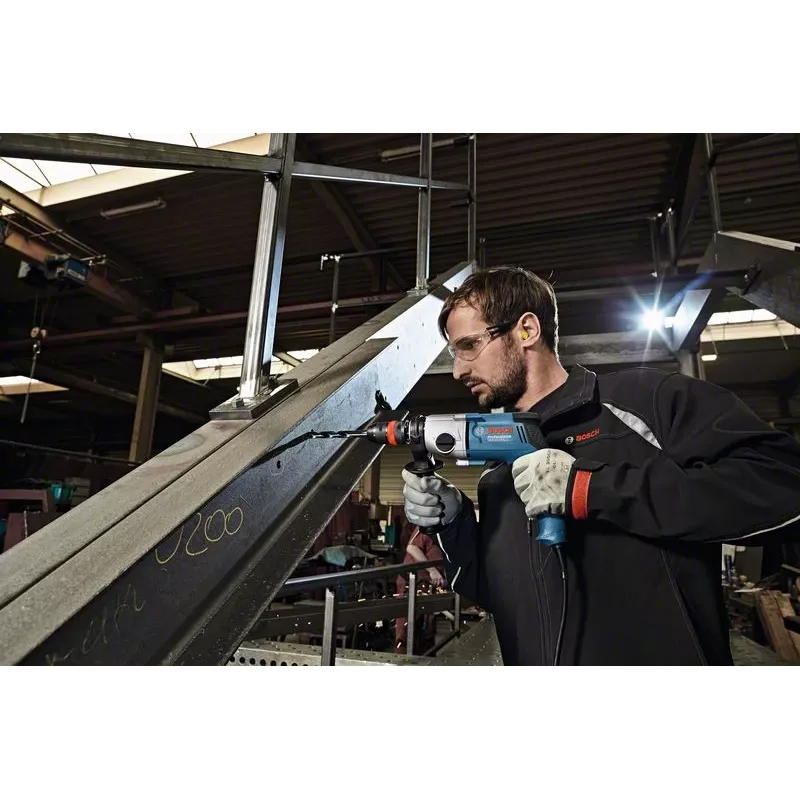 Bosch GBM 13-2 RE 1750 aps./min. Raktinis gręžtuvas 2,4 kg Juoda, Mėlyna, Pilka