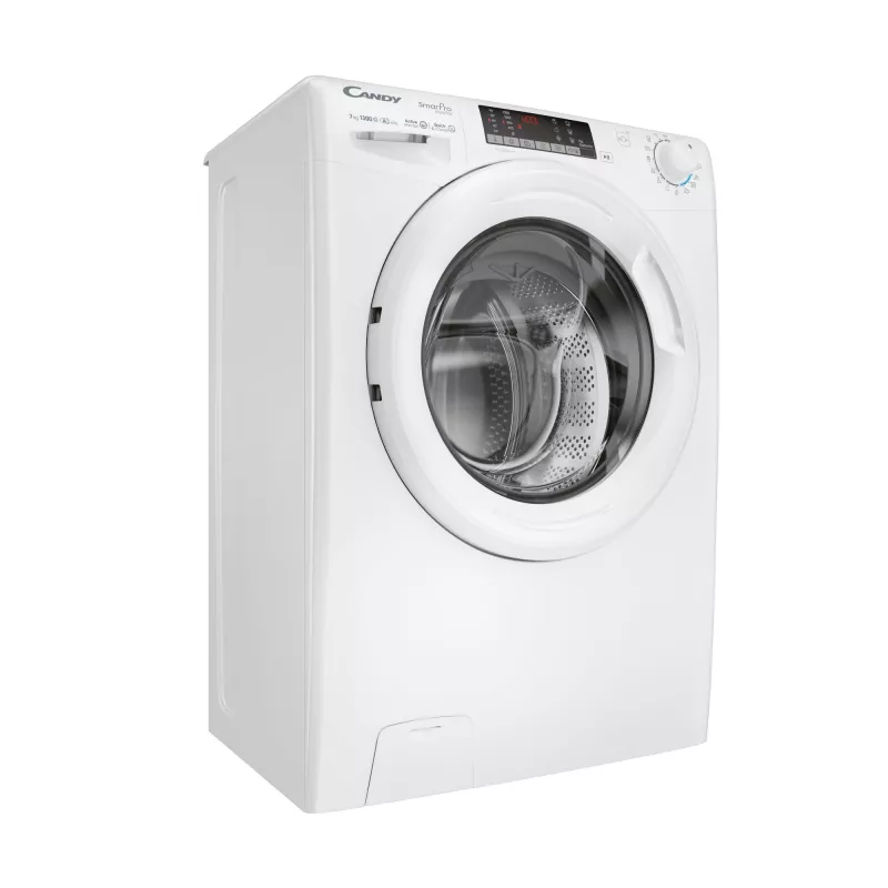 Candy CO4 374TWM6/1-S skalbimo mašina, priekinis pakrovimas, 7 kg, 1300 aps./min., balta
