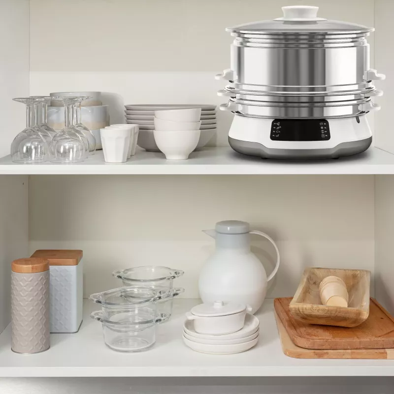 Tefal Convenient Series Deluxe VC502D garintuvas 3 krepšeliai, 900 W, nerūdijantis plienas, balta
