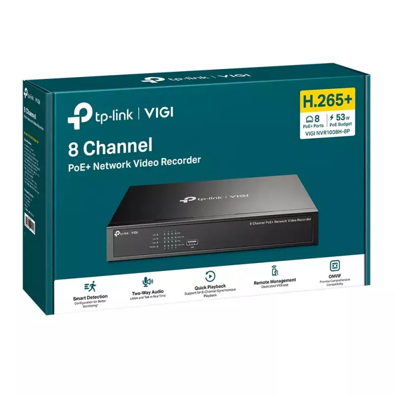 Tinklinis vaizdo registratorius TP-Link VIGI NVR1008H-8P