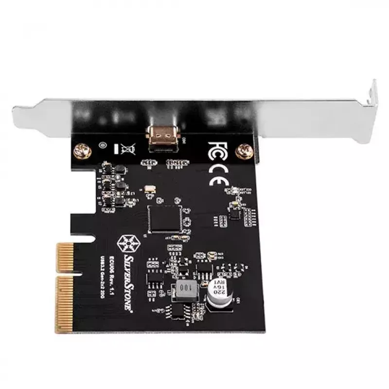 Silverstone ECU06 vidinis USB 3.2 Gen 2 adapteris PCIe su žemo profilio laikikliu