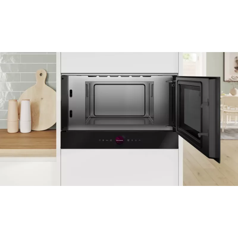 Bosch Serie 8 BFR7221B1 mikrobangų krosnelė Solo įmontuojama 21 L 900 W