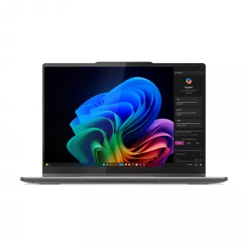 Nešiojamas kompiuteris Lenovo YOGA 7 2-in-1 14 colių Ultra 5 226V, 16 GB LPDDR5x, 1 TB NVMe, OLED WUXGA, Windows 11 Home, Luna Grey