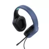 Trust GXT 415B Zirox ausinės su laidu, žaidimų, ant galvos, mėlynos