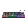 Trust GXT 867 Acira mechaninė žaidimų klaviatūra 60% USB QWERTY juoda