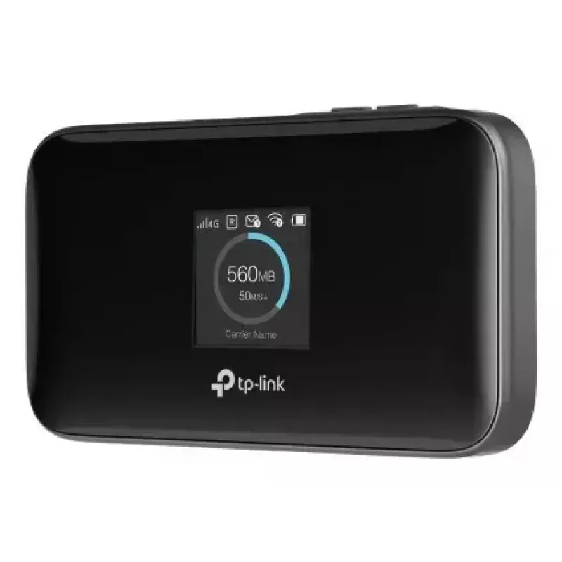 Maršrutizatorius koriniam tinklui TP-LINK M7750 – Nešiojamas LTE-Advanced 4G, 600 Mbps, 5 GHz Wi‑Fi 5, NanoSIM, MicroSD, 3280 mAh baterija