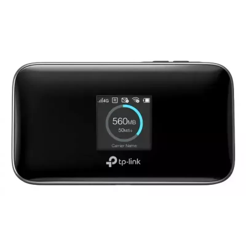 Maršrutizatorius koriniam tinklui TP-LINK M7750 – Nešiojamas LTE-Advanced 4G, 600 Mbps, 5 GHz Wi‑Fi 5, NanoSIM, MicroSD, 3280 mAh baterija