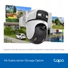 TP-Link Tapo C545D lauko saugumo kamera su dviem objektyvais, PTZ, IP, belaidė ir laidinė, lubų/sienos/stulpo montavimui, balta, sferinė