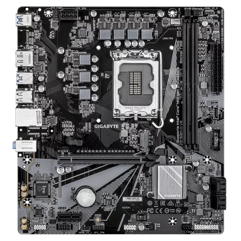 GIGABYTE B760M H V2 pagrindinė plokštė